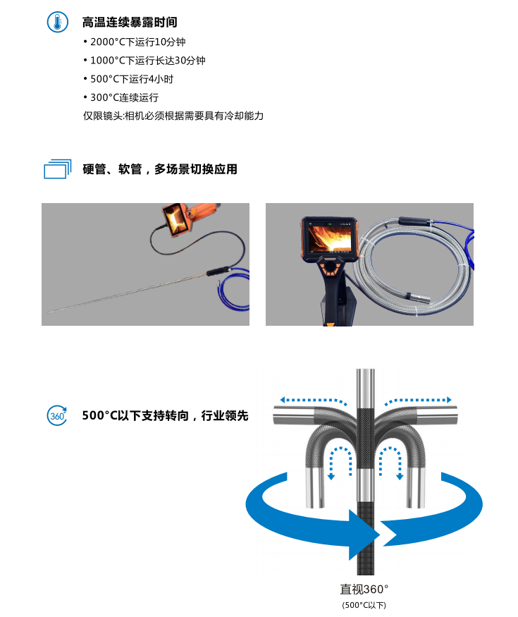 耐高溫工業內窺鏡
